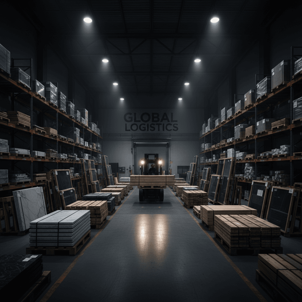 Organized warehouse inventory and delivery logistics